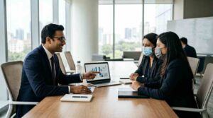 Sales professional presenting proposal to corporate client Karachi 2026 Corporate Sales Professional jobs Karachi 