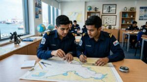 Pakistan Marine Academy cadets training at sea Karachi 2026. Pakistan Marine Academy admission 2026